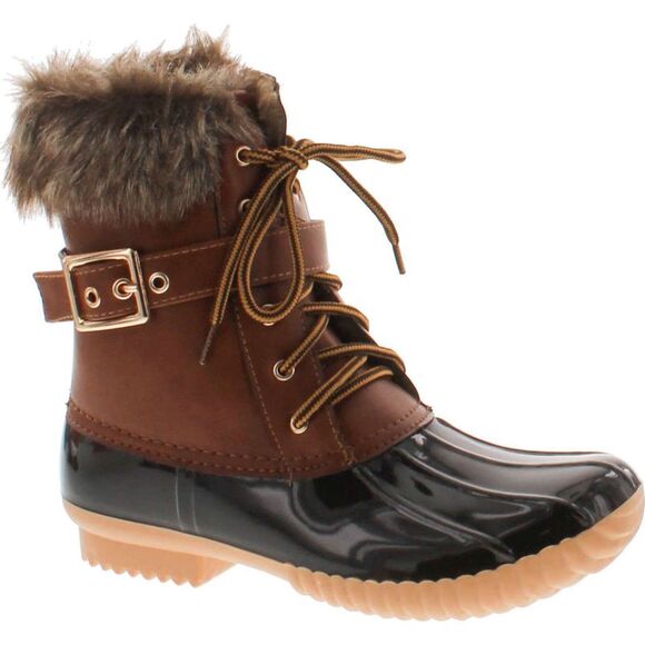 Nature Breeze DUCK-01 Tan Womens boots 6 NEW - Picture 1 of 4